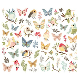 Simple Stories - Front Porch Birds & Butterflies Bits & Pieces (23821)