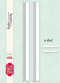 Craft & You Design -  Cutting die - Set of Doily Borders - CW331