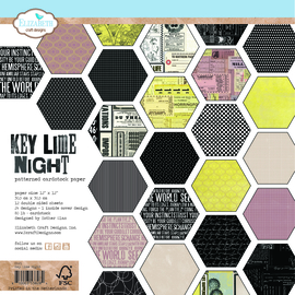 Elizabeth Craft Designs - Key Lime Night Paperpack C021