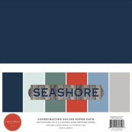 Carta Bella - Seashore 12x12 Inch Coordination Solids Paper Pack (CBSH444015)
