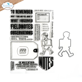 Elizabeth Craft Designs - Field Notes Stamp and Die Set - CSD394
