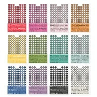 Simple Stories - Simple Vintage Essentials Color Palette Letters & Labels Sticker Book (22236)