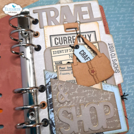 Elizabeth Craft Designs - Slanting Library pocket with bag - 2255