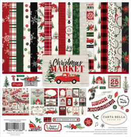 Carta Bella - Christmas Market -  12x12 Inch Collection Kit
