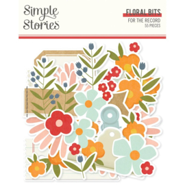 Simple Stories - For The Record - Floral Bits & Pieces (23521)