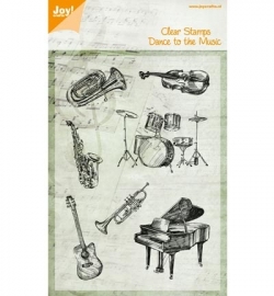 Joy!crafts - Clearstamps - Muziekinstrumenten
