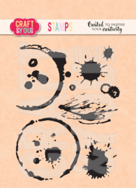 Craft & You Design - Stains Stamps (CS050)