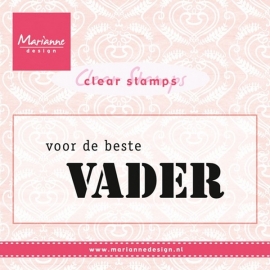 Marianne Design - Clearstamps - Voor de beste vader