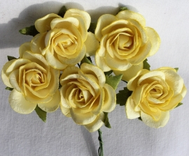 Trellis Roses - Yellow