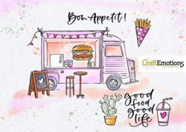 CraftEmotions - clearstamps A6 - Foodtruck Carla Kamphuis