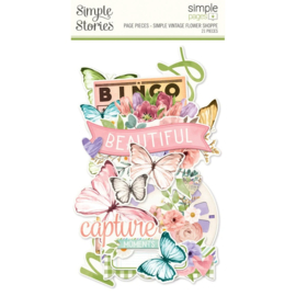 Simple Stories - Simple Vintage Flower Shoppe Simple Pages Pieces (24232)