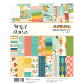 Simple Stories - Summer Snapshots 6x8 Inch Paper Pad (22015)
