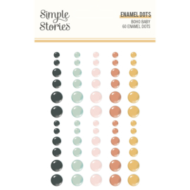 Simple Stories - Boho Baby - Enamel Dots (17525)