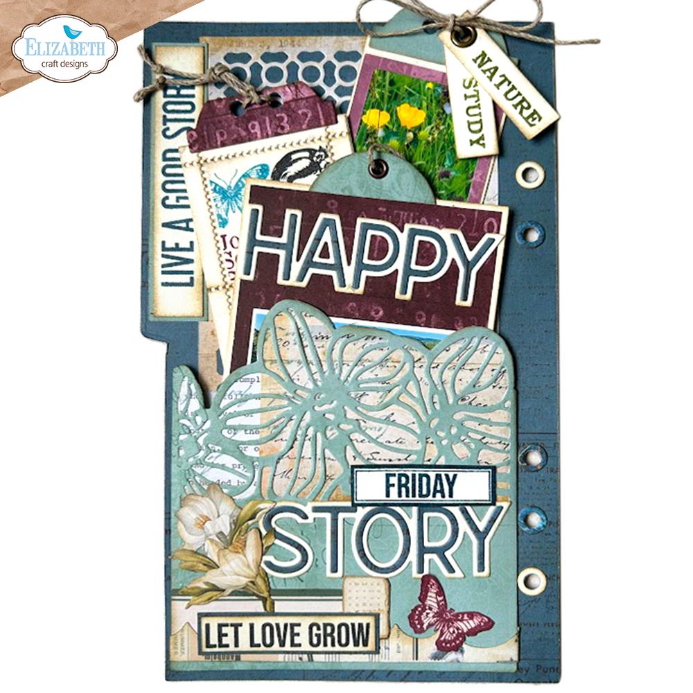 Elizabeth Craft Designs - Planner Essentials -  Page with large tab 1 - 2280 - Pre-order!!!