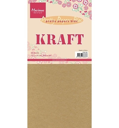 Marianne Design - Pretty Papers Bloc - Kraft Paper