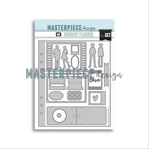 Masterpiece Memory Planner - Stans-set - 6x8+ Silhouette MP202088 For A4 machine