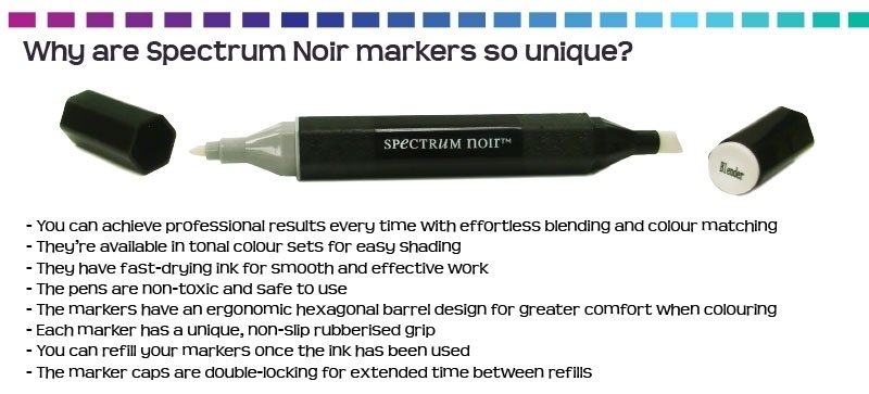 Geavanceerde staart dikte Spectrum Noir Markers Next Generation - Pale Hues (6 stuks) | Spectrum Noir  Markers Next Generation (op alcoholbasis) | 123Scrapping