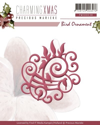 Precious Marieke - Charming Xmas - Die - Bird Ornament