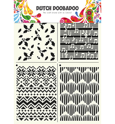 Dutch Doobadoo Dutch Mask Art stencil - Mask Art Multistencil Xmas