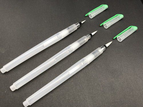Nellies Choice Water penseel pen met tip medium 1 st WB003 19x1,5cm