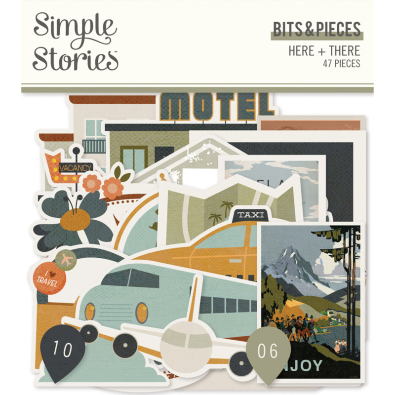 Simple Stories -  Here + There Bits & Pieces (19817)