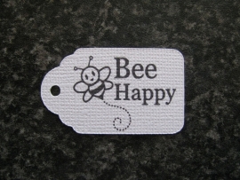 Label Bee happy