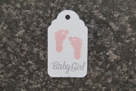 Label Voetjes Babygirl