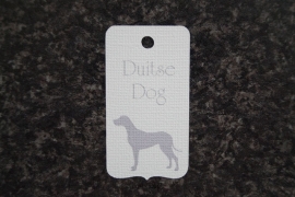 Label Duitse dog