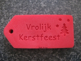 Label Vrolijk Kerstfeest