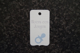 Label Hoera een Jongen Speen