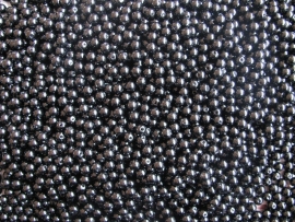 Acryl parels zwart 8mm ( 20 stuks )