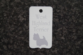 Label West Highland Terrier