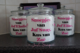 Snoeppot van Juf ...