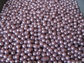 Acryl parels mauve 8mm ( 20 stuks )