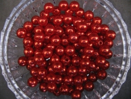 Acryl parels rood 10mm