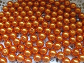 Acryl parels oranje 10mm