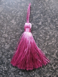 Luxe tassel Licht Fuchsia