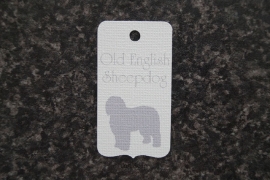 Label Old English Sheepdog