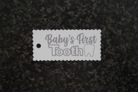 Label Baby's First Tooth