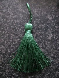 Luxe tassel Midden Groen