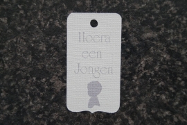 Label Hoera een jongen