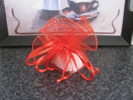 Organza buidel Rood 2