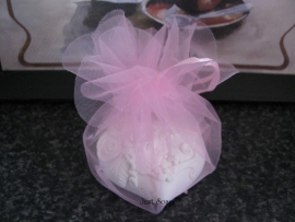 Organza buidel Roze