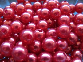 Acryl parels rood 10mm