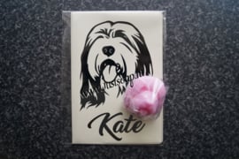 Paspoorthoesje Bearded Collie 1