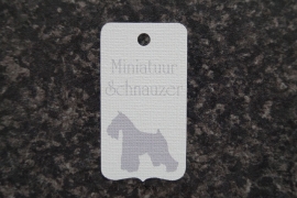 Label Miniatuur Schnauzer