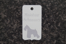 Label Miniatuur Schnauzer