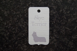 Label Skye Terrier