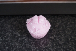 Voetjes op cupcake