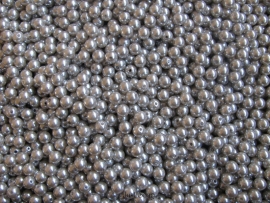 Acryl parels zilver grijs 8mm ( 20 stuks )